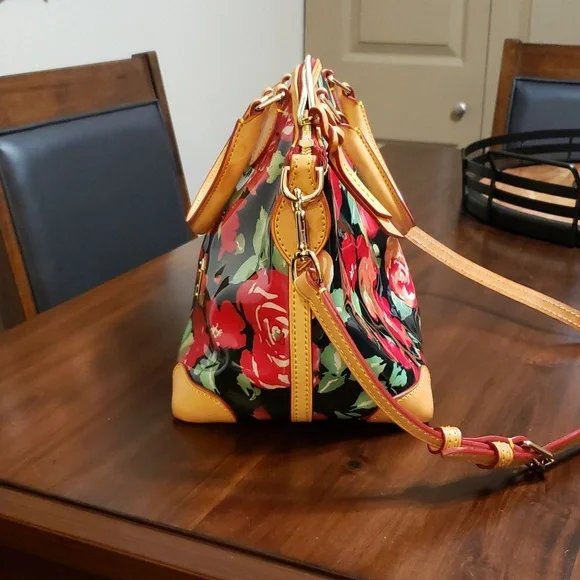 Dooney & Bourke Patent Leather Floral Bag - Picture 4 of 7